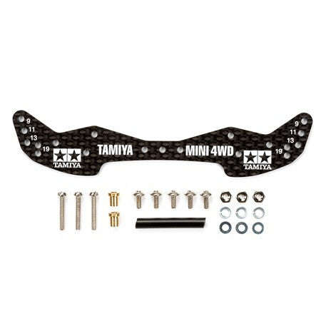Tamiya HG Carbon Wide Front Plate (1.5mm) - 15498