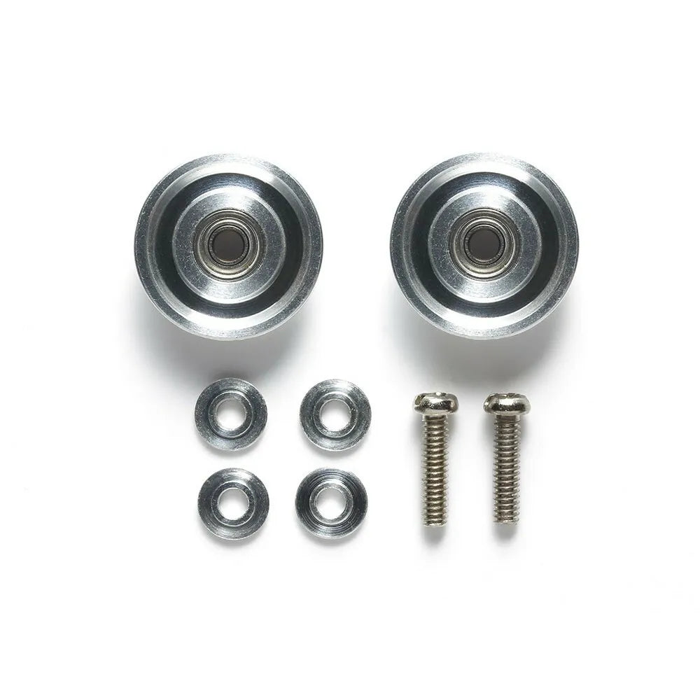 Tamiya HG 13mm Tapered Aluminum Ball-Race Rollers (Ringless) - 95497