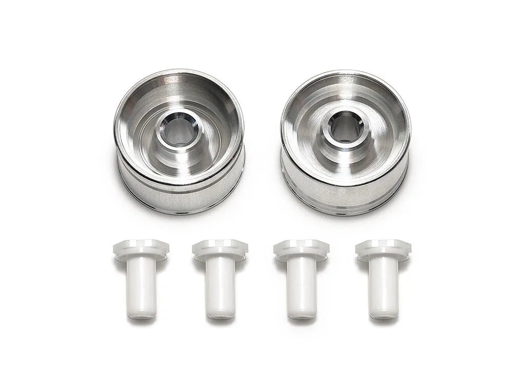Tamiya HG Aluminum Wheels For Small Dia. Narrow Tires (24mm) (Rversible , 2pcs) - 95680