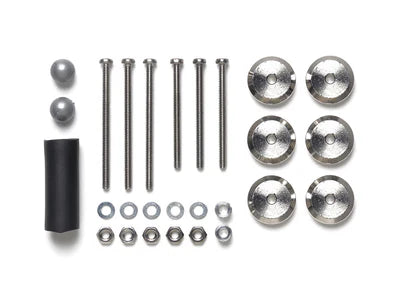 Tamiya Adjustable Mass Dampers (2.5g Weights x6 / Silver) - 95608