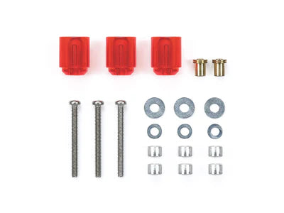 Tamiya Hi-Mount Tube Stabilizer Set (Clear Red) - 95661