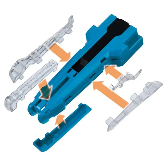 Takara Tomy Beyblade X BX-42 Rubber Custom Grip Blue Ver
