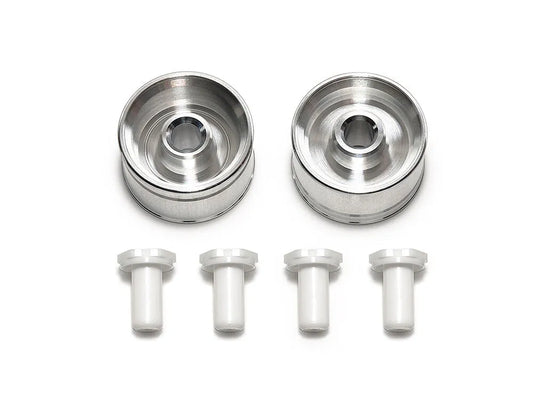 Tamiya HG Aluminum Wheels For Small Dia. Narrow Tires (24mm) (Rversible , 2pcs) - 95680