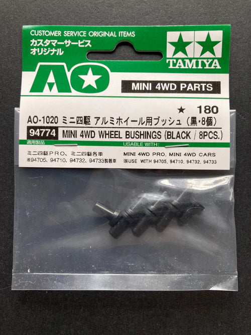 Wheel Bushings Black 8Pcs  Item# 94774