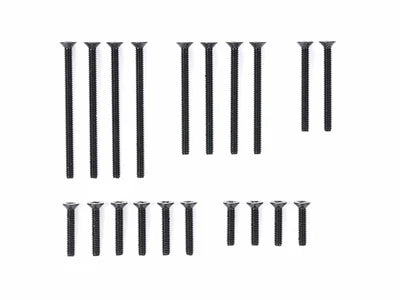 Tamiya Stainless Steel Countersnk Screw Set (Black) - 95415