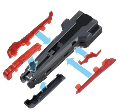 Takara Tomy Beyblade X BX-41 Rubber Custom Grip Gunmetal Ver