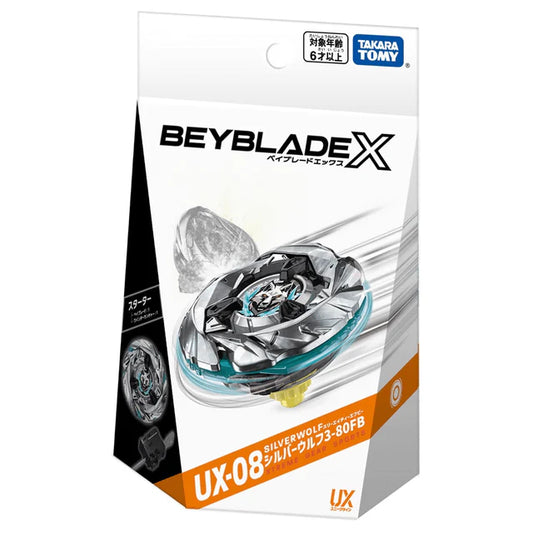 Beyblade X UX-08 Silver Wolf 3-80FB Starter